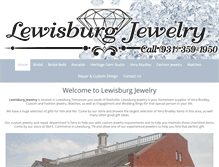 Tablet Screenshot of lewisburgjewelryandgifts.com